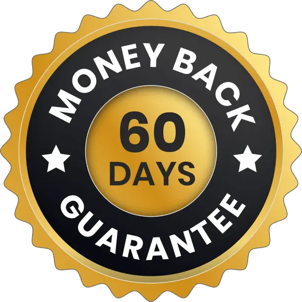 MetaTrim BHB 60 day money back guarantee badge